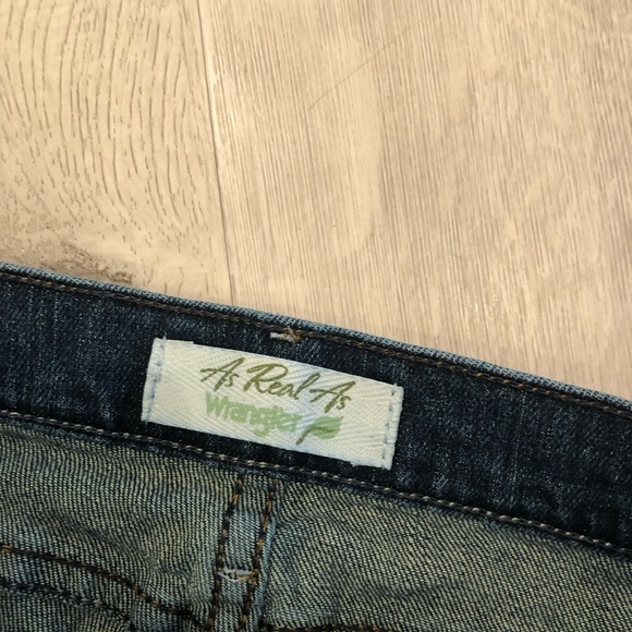 Wrangler Classic Boot Cut Denim Jeans Size 10 33-34” Leg 10” Rise Sexy - Picture 3 of 10